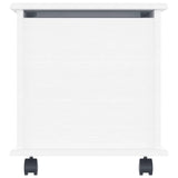 Storage Chest With Wheels Alta 73X39.5X43 Cm Solid Wood Pine