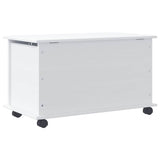 Storage Chest With Wheels Alta 73X39.5X43 Cm Solid Wood Pine