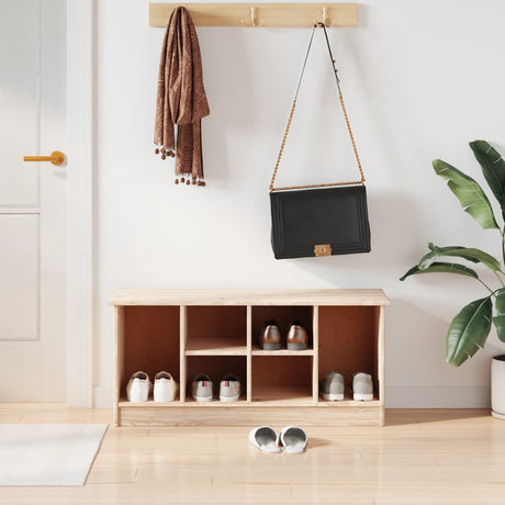 Shoe Bench Alta 100X35X45 Cm Solid Wood Pine