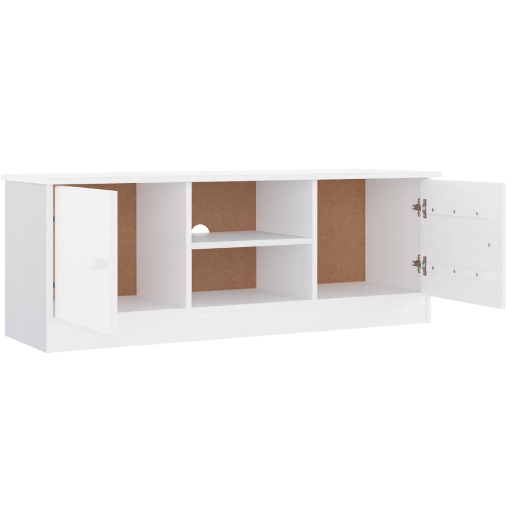 Tv Cabinet Alta 112X35X41 Cm Solid Wood Pine