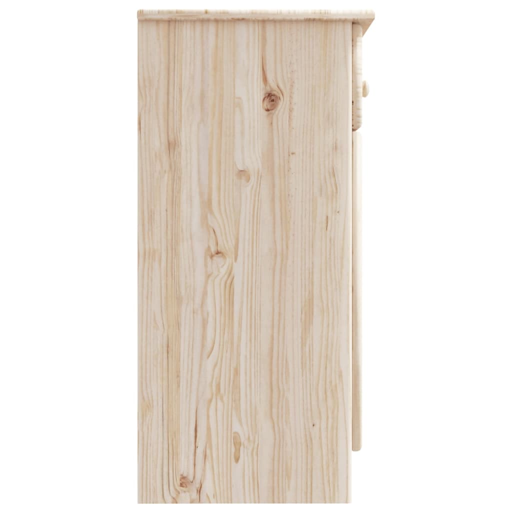 Sideboard &quot;Alta&quot; 112X35X73 Cm Solid Wood Pine
