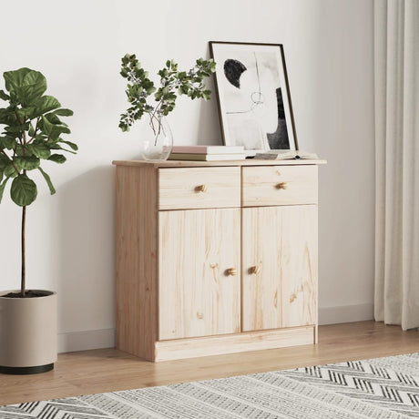 Sideboard Alta 77X35X73 Cm Solid Wood Pine