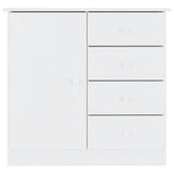 Sideboard Alta 77X35X73 Cm Solid Wood Pine