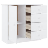 Sideboard Alta 77X35X73 Cm Solid Wood Pine
