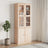 Glass Display Cabinet Alta 77X35X186.5 Cm Solid Wood Pine