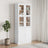 Glass Display Cabinet Alta 77X35X186.5 Cm Solid Wood Pine
