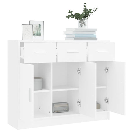 Sideboard 91X28X75 Cm Engineered Wood