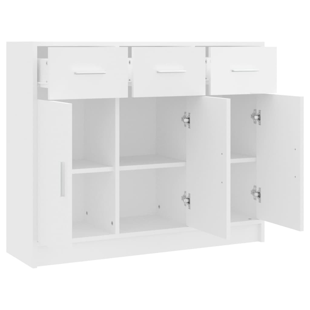 Sideboard 91X28X75 Cm Engineered Wood