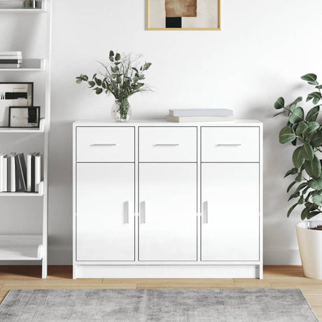 Sideboard 91X28X75 Cm Engineered Wood