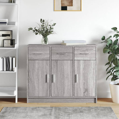 Sideboard 91X28X75 Cm Engineered Wood