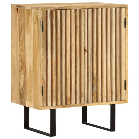 Sideboard With 2 Doors 55X35X70 Cm Solid Wood Mango