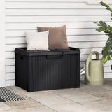 Garden Storage Box With Seat Cushion 125 L Pp
