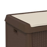 Garden Storage Box With Seat Cushion 125 L Pp