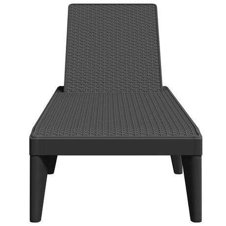 Sun Lounger 186X60X29 Cm Pp