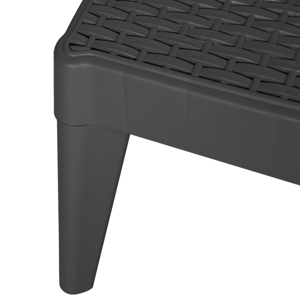 Sun Lounger 186X60X29 Cm Pp