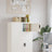 Office Cabinet With 2 Doors Grey 90 Cm Steel