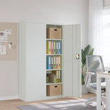 File Cabinet 105X40X180 Cm Steel