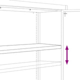 File Cabinet 105X40X180 Cm Steel