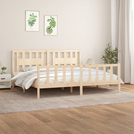 Bed Frame Without Mattress Solid Wood Single Single