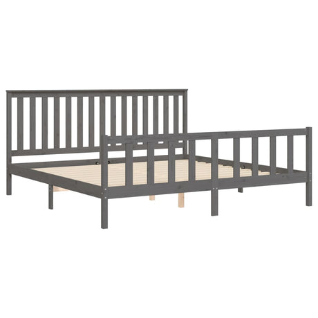 Bed Frame Without Mattress Solid Wood Pine