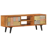 Tv Cabinet 140X30X40 Cm Solid Acacia Wood
