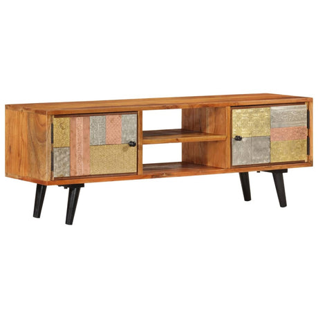 Tv Cabinet 140X30X40 Cm Solid Acacia Wood