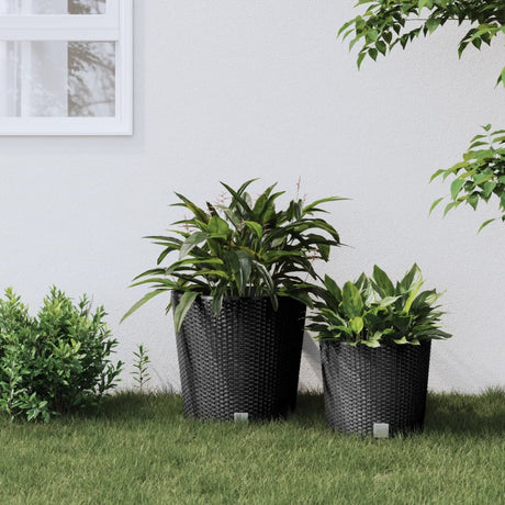 Planter With Removable Inner 15 / Pp Rattan
