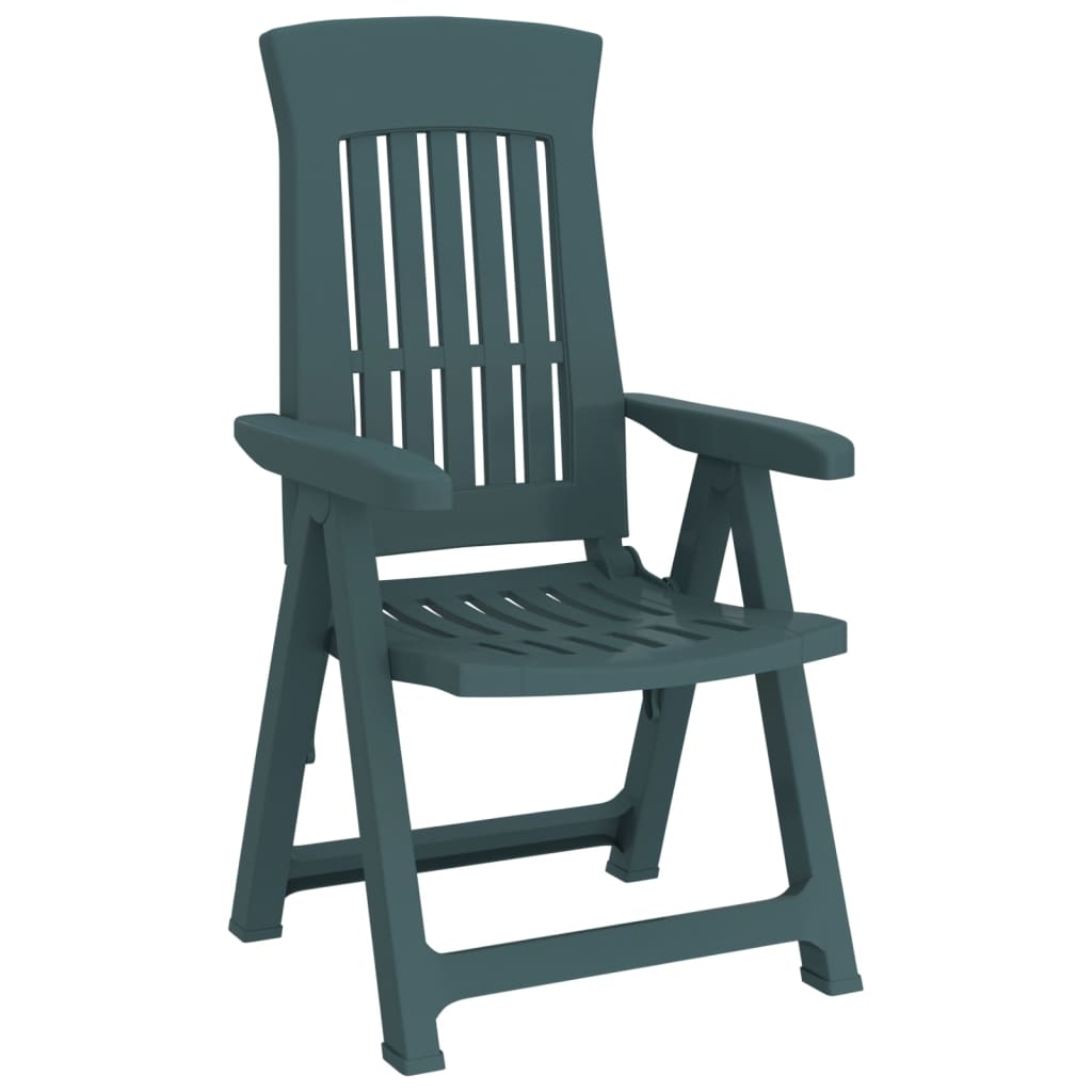 Garden Reclining Chairs 2 Pcs Pp