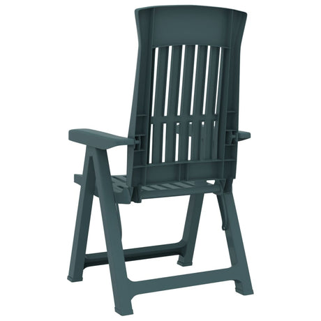 Garden Reclining Chairs 2 Pcs Pp