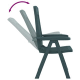 Garden Reclining Chairs 2 Pcs Pp