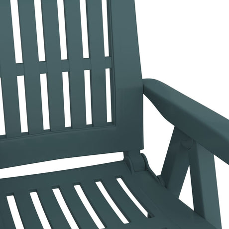Garden Reclining Chairs 2 Pcs Pp