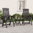 Garden Reclining Chairs 2 Pcs Pp