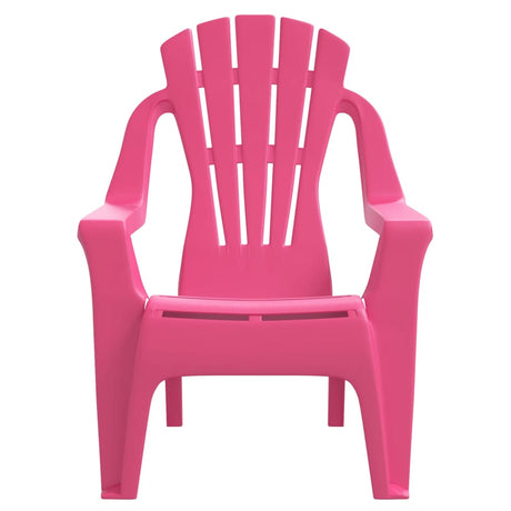 Garden Chairs 2 Pcs For Children 37X34X44 Cm Pp Wooden Look