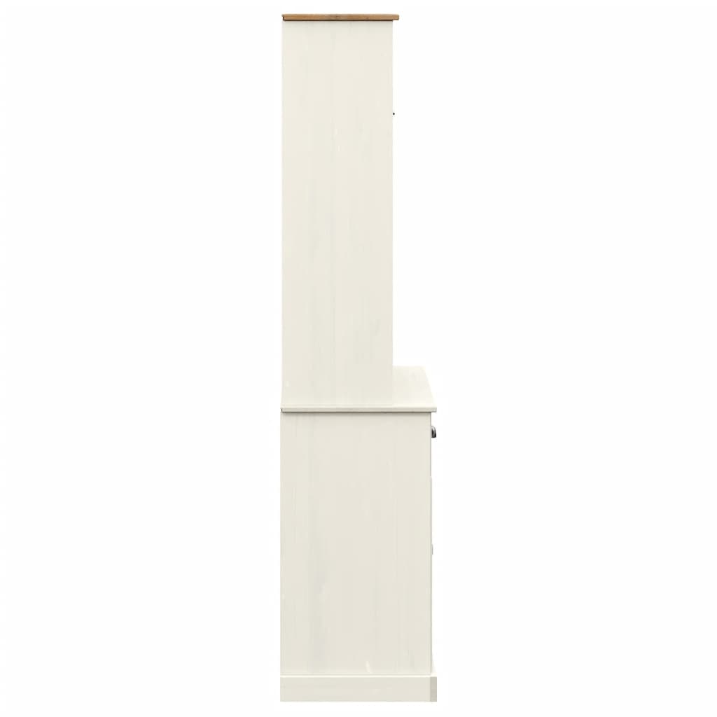 Highboard Vigo 78X40X175 Cm Solid Wood Pine