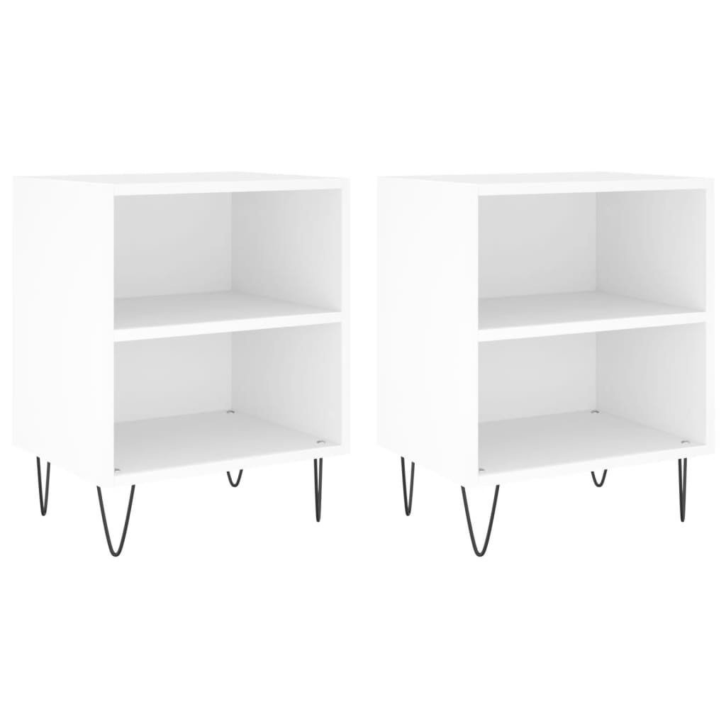 Bedside Cabinets 2 Pcs 40X30X50 Cm Engineered Wood
