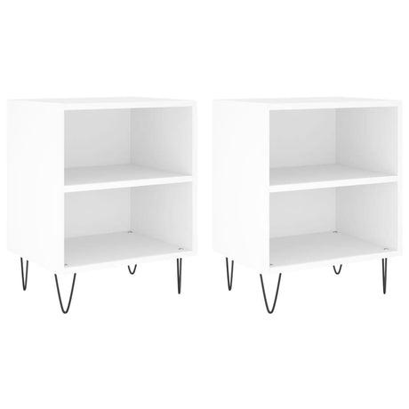 Bedside Cabinets 2 Pcs 40X30X50 Cm Engineered Wood