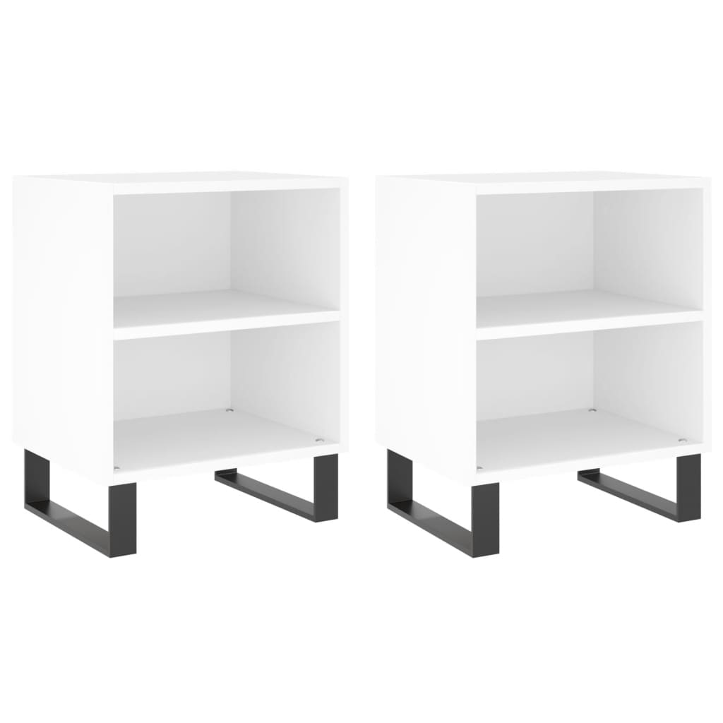 Bedside Cabinets 2 Pcs 40X30X50 Cm Engineered Wood