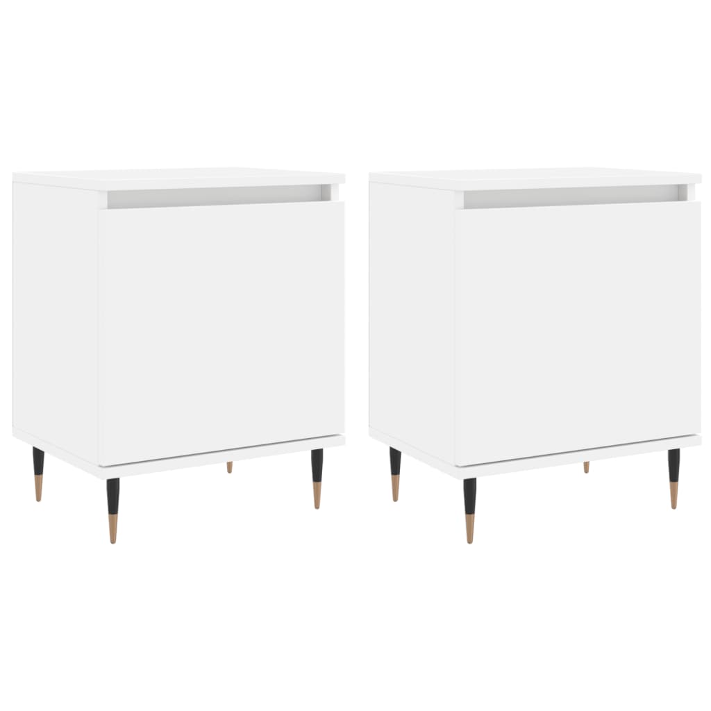 Bedside Cabinets 2 Pcs 40X30X50 Cm Engineered Wood
