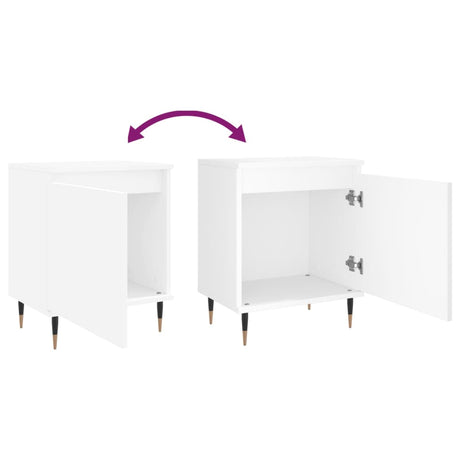 Bedside Cabinets 2 Pcs 40X30X50 Cm Engineered Wood
