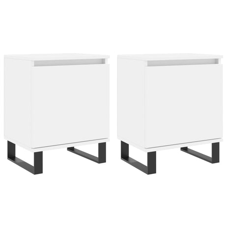Bedside Cabinets 2 Pcs 40X30X50 Cm Engineered Wood