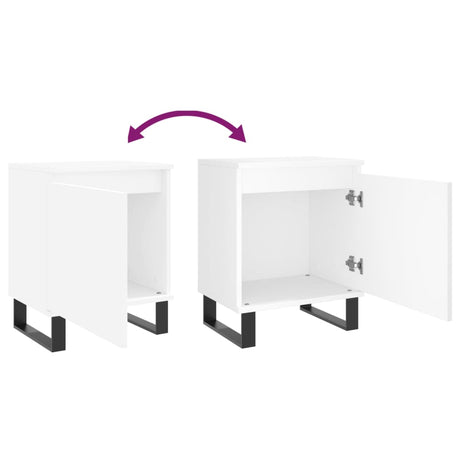 Bedside Cabinets 2 Pcs 40X30X50 Cm Engineered Wood