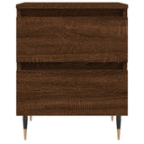 Bedside Cabinets 2 pcs Brown Oak 40x35x50 cm Engineered Wood