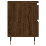 Bedside Cabinets 2 pcs Brown Oak 40x35x50 cm Engineered Wood