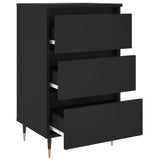 Bedside Cabinets 2 Pcs 40X35X69 Cm Engineered Wood
