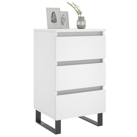 Bedside Cabinets 2 Pcs 40X35X69 Cm Engineered Wood