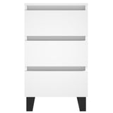Bedside Cabinets 2 Pcs 40X35X69 Cm Engineered Wood