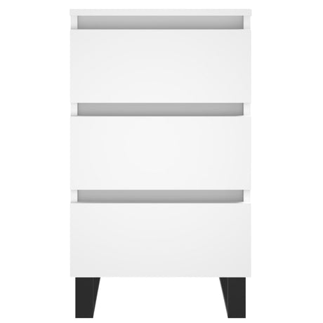 Bedside Cabinets 2 Pcs 40X35X69 Cm Engineered Wood