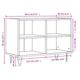 Tv Cabinet 69.5X30X50 Cm Engineered Wood