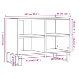 Tv Cabinet 69.5X30X50 Cm Engineered Wood
