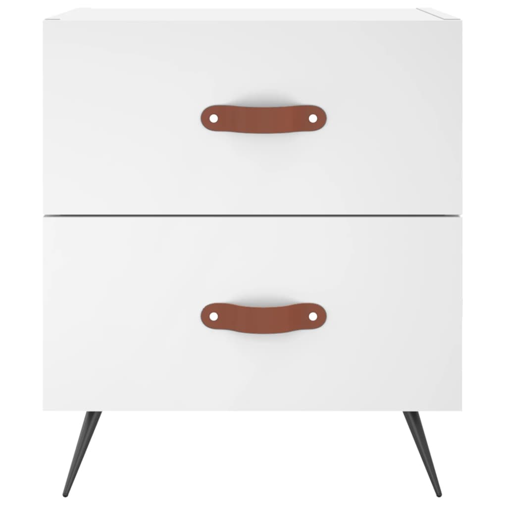 Bedside Cabinet 40X35X47.5 Cm Engineered Wood